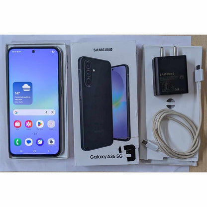 Samsung Galaxy A36 5G 256GB 8GB RAM Awesome Black (Unboxed - Brand Warranty)