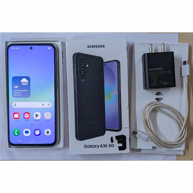 Samsung Galaxy A36 5G 256GB 8GB RAM Awesome Black (Unboxed - Brand Warranty)