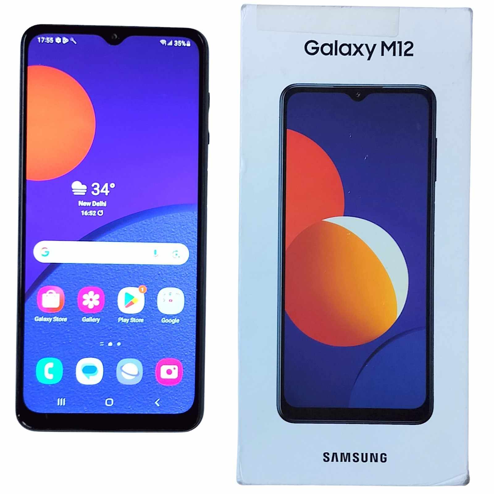 Samsung Galaxy M12 128GB 6GB RAM Black (Good Condition)