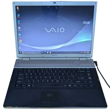 Used Sony Vaio VGN-FZ160E 15.4" Intel Core 2 Duo CPU 250GB HDD 2GB RAM Silver Laptop - Budli Certified