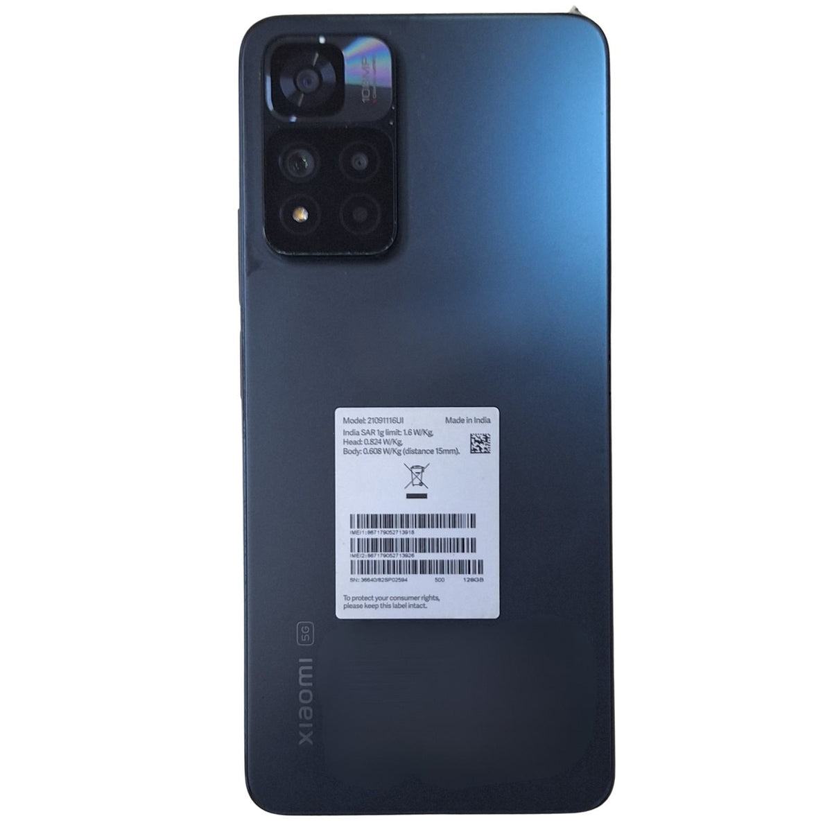 Xiaomi 11i HyperCharge 5G 128GB 6GB RAM Camo Green (Refurbished)