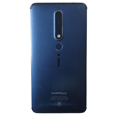 Used Nokia 6.1 64GB 4GB RAM Blue - Alternate View