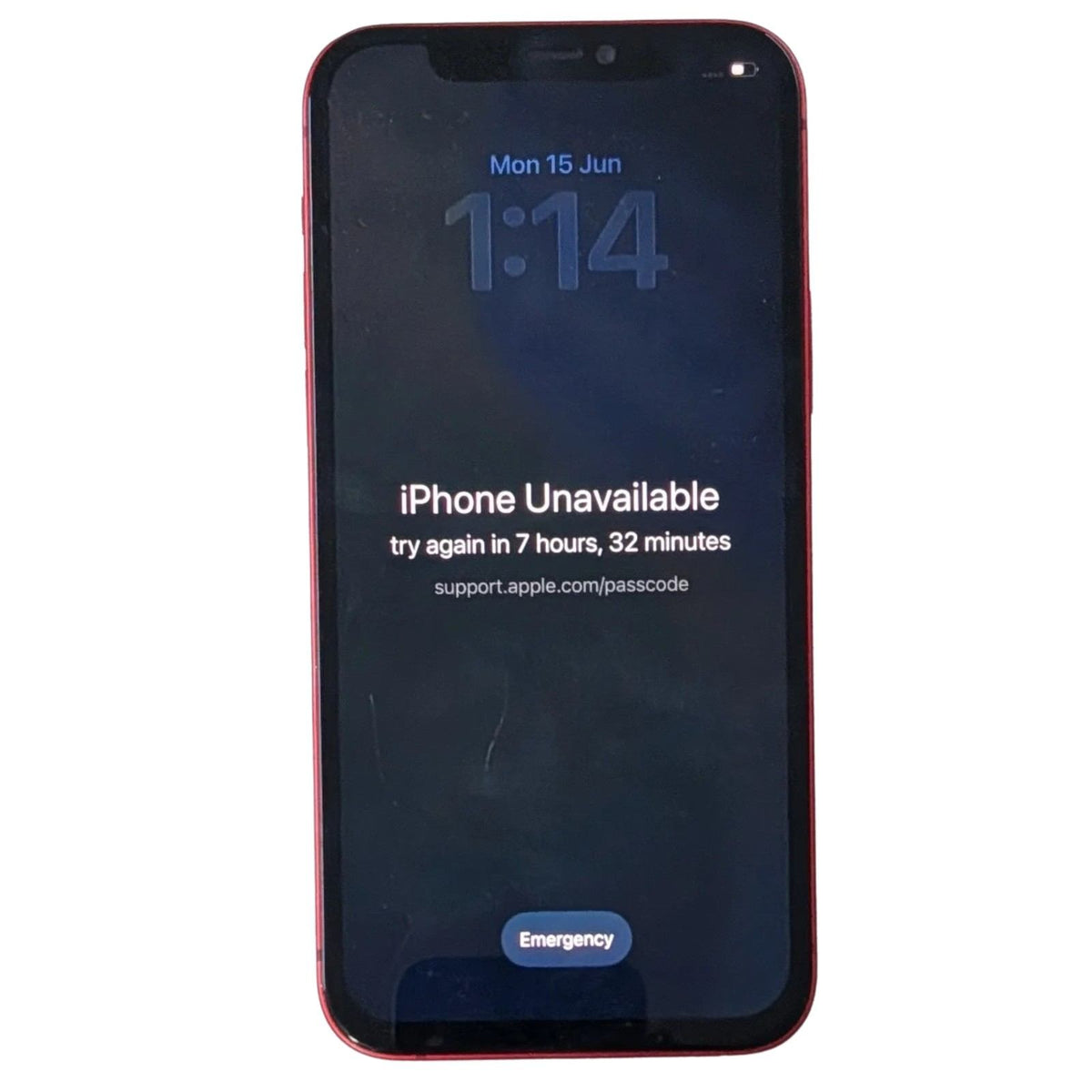 Used Apple iPhone 12 Red ( Functional Issue)