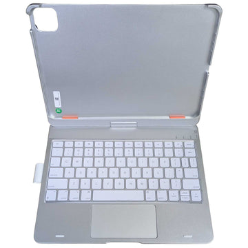 Typecase FlexBook Touch 7in1 Wireless Keyboard Case Silver (Like New Condition) - Budli Certified