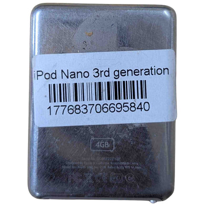 Used Apple iPod Nano 3rd gen (Functional Issue)