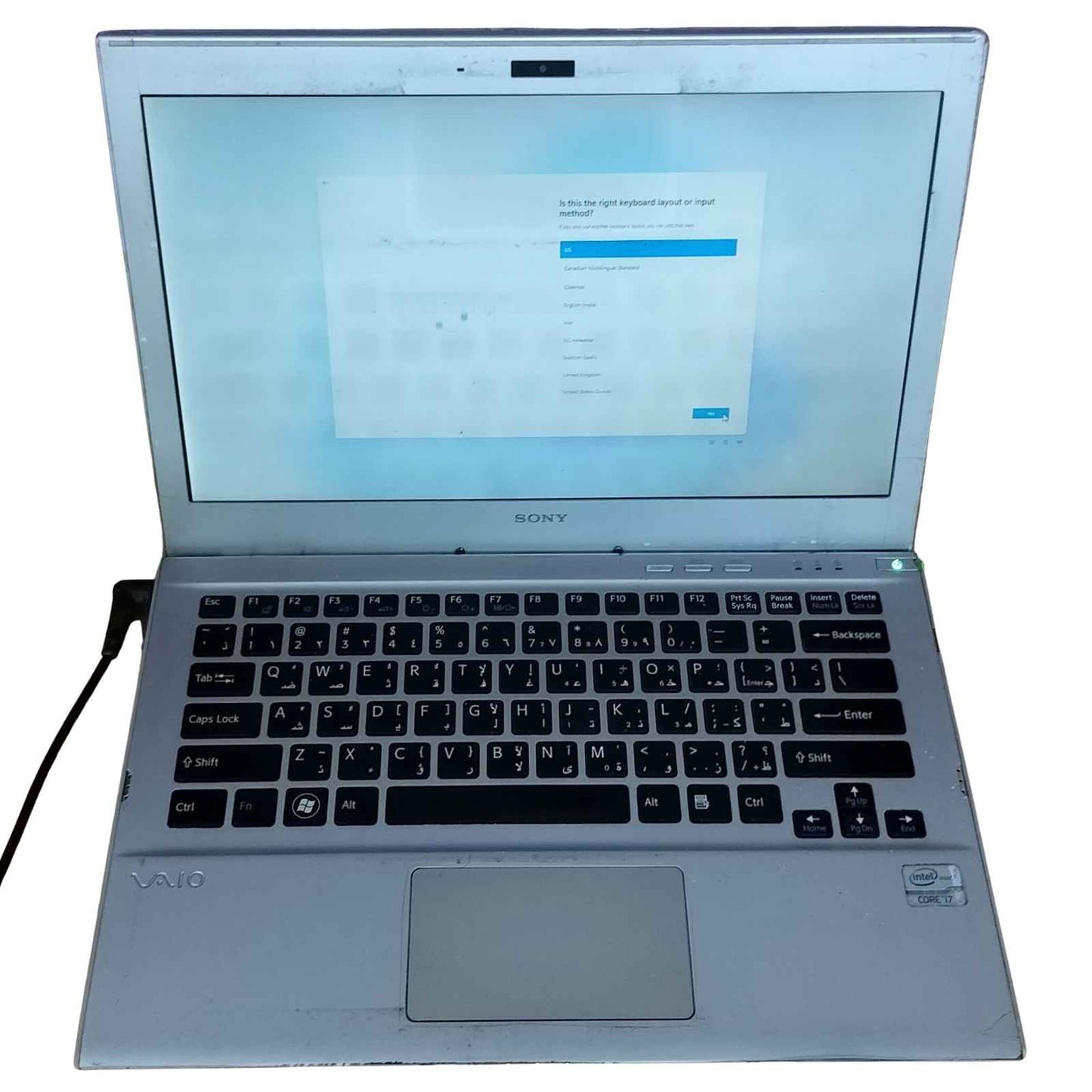 Used Sony VAIO SVT131A11W 15.6" 500GB HDD 8GB RAM Silver Laptop