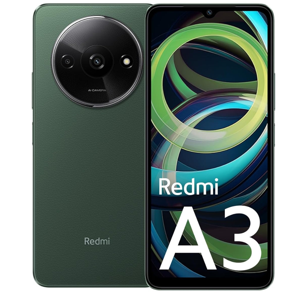 Redmi A3 64GB 3GB RAM Olive Green (Unboxed - Brand warranty)