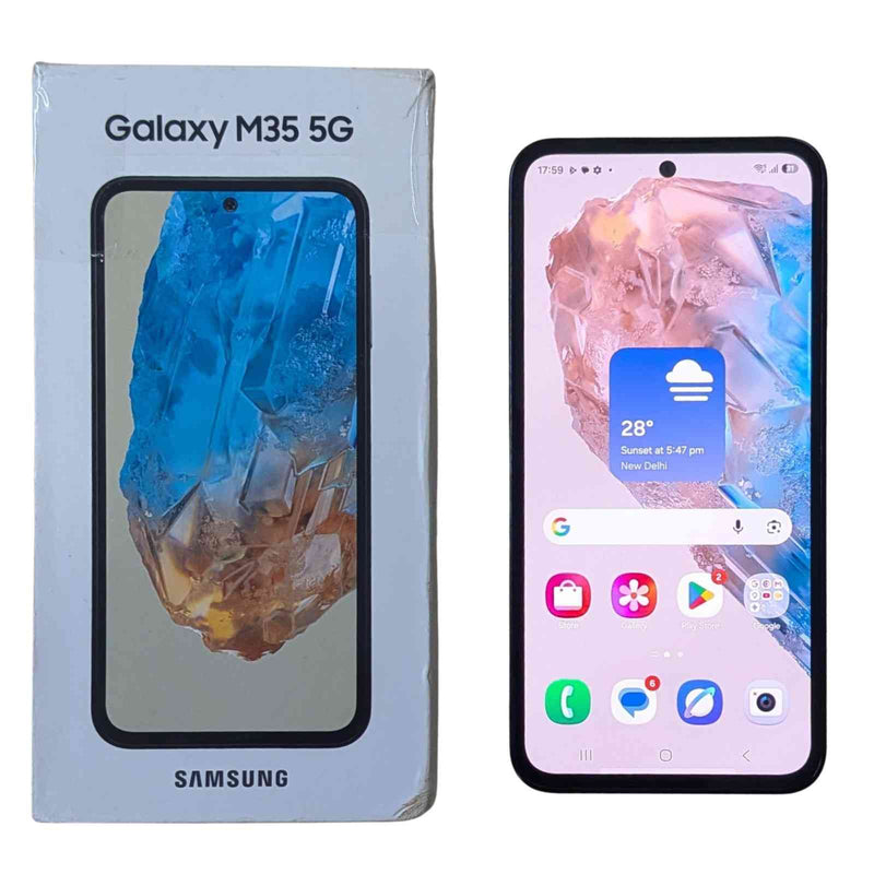 Samsung Galaxy M35 5G 128GB 6GB Thunder Grey (Unboxed - Brand Warranty)