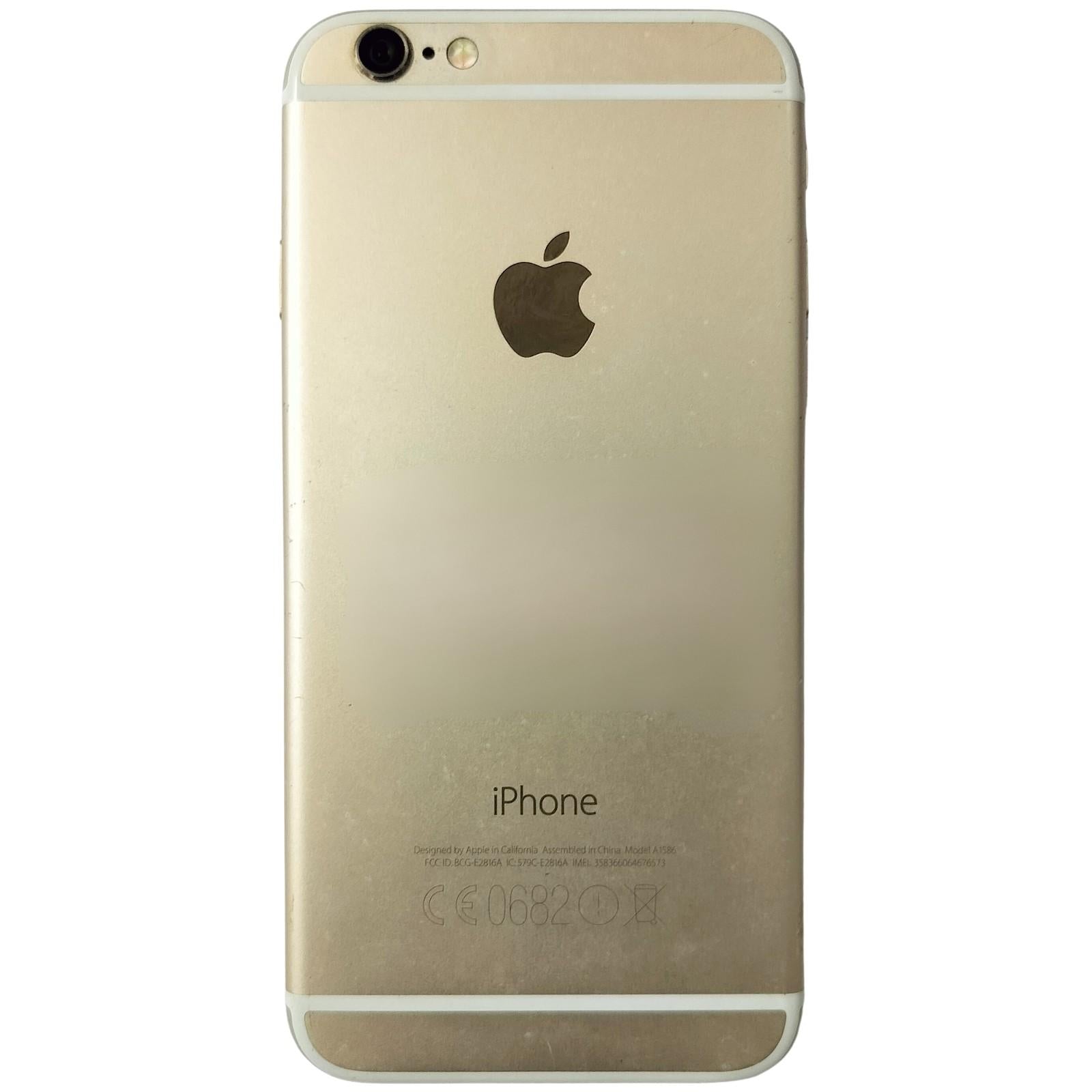 Back Panel Of Dead Apple iPhone 6 Gold