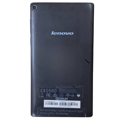 Used Lenovo Tab 2 A7-20F (Wi Fi) 7" Black Tablet