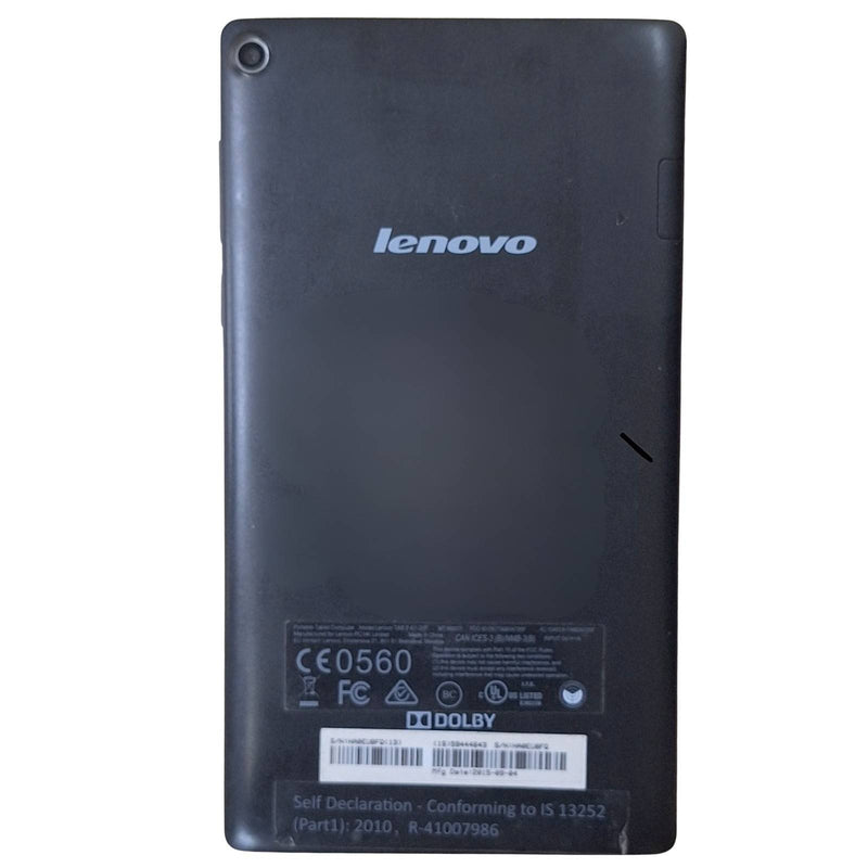 Used Lenovo Tab 2 A7-20F (Wi Fi) 7" Black Tablet