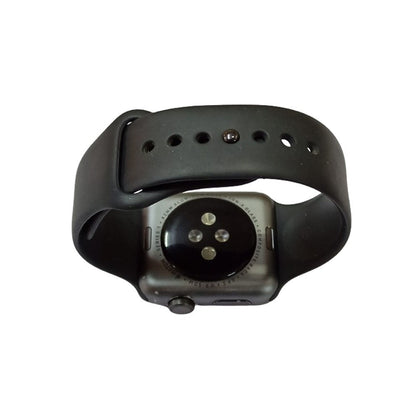 Back View Of Apple Watch Series 3 GPS Aluminum 42mm (A1859) Grey (Good Condition)