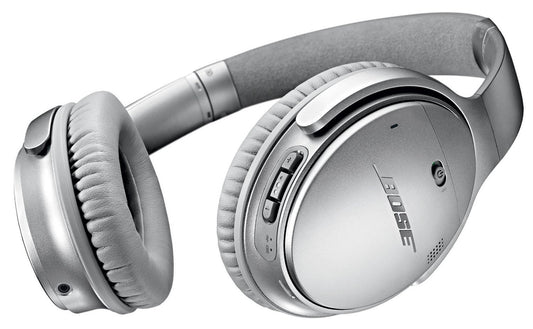 Bose Quietcomfort QC 35 Active Noice Cancellation Enabled Bluetooth Headset Silver (Good condition)