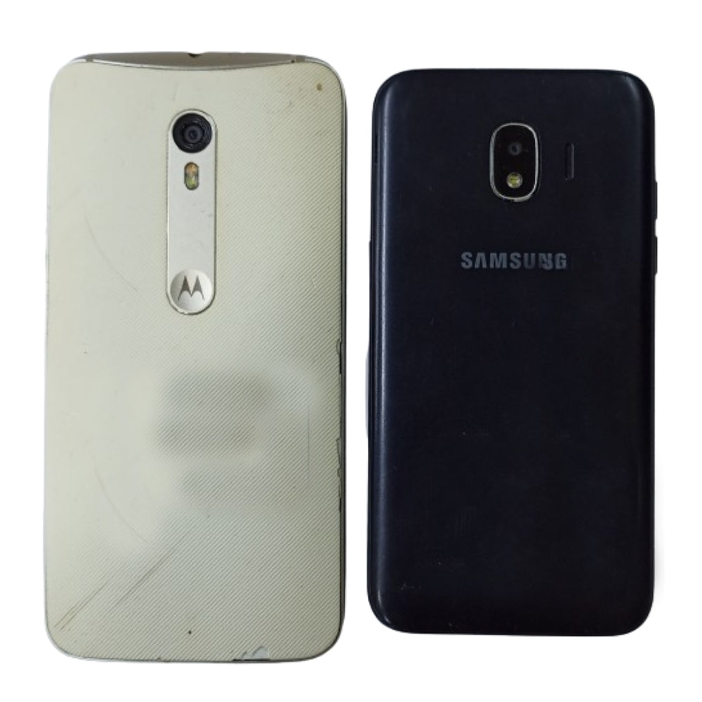 Combo of Used Motorola Moto X Style and Samsung Galaxy J2 Mobiles