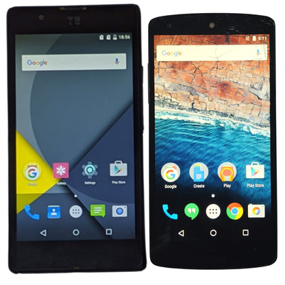 Combo of Used YU Yunique And LG Nexus 5 Mobiles