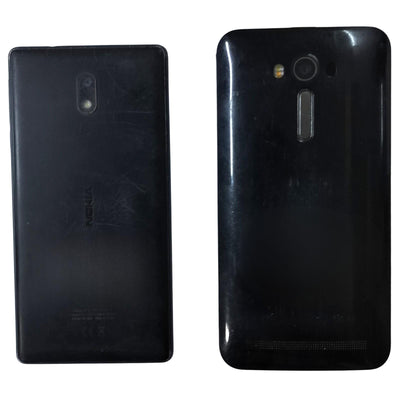 Dead Combo of 2 Nokia 3.1 and Asus Zenfone 2 Laser Mobiles - Alternate View