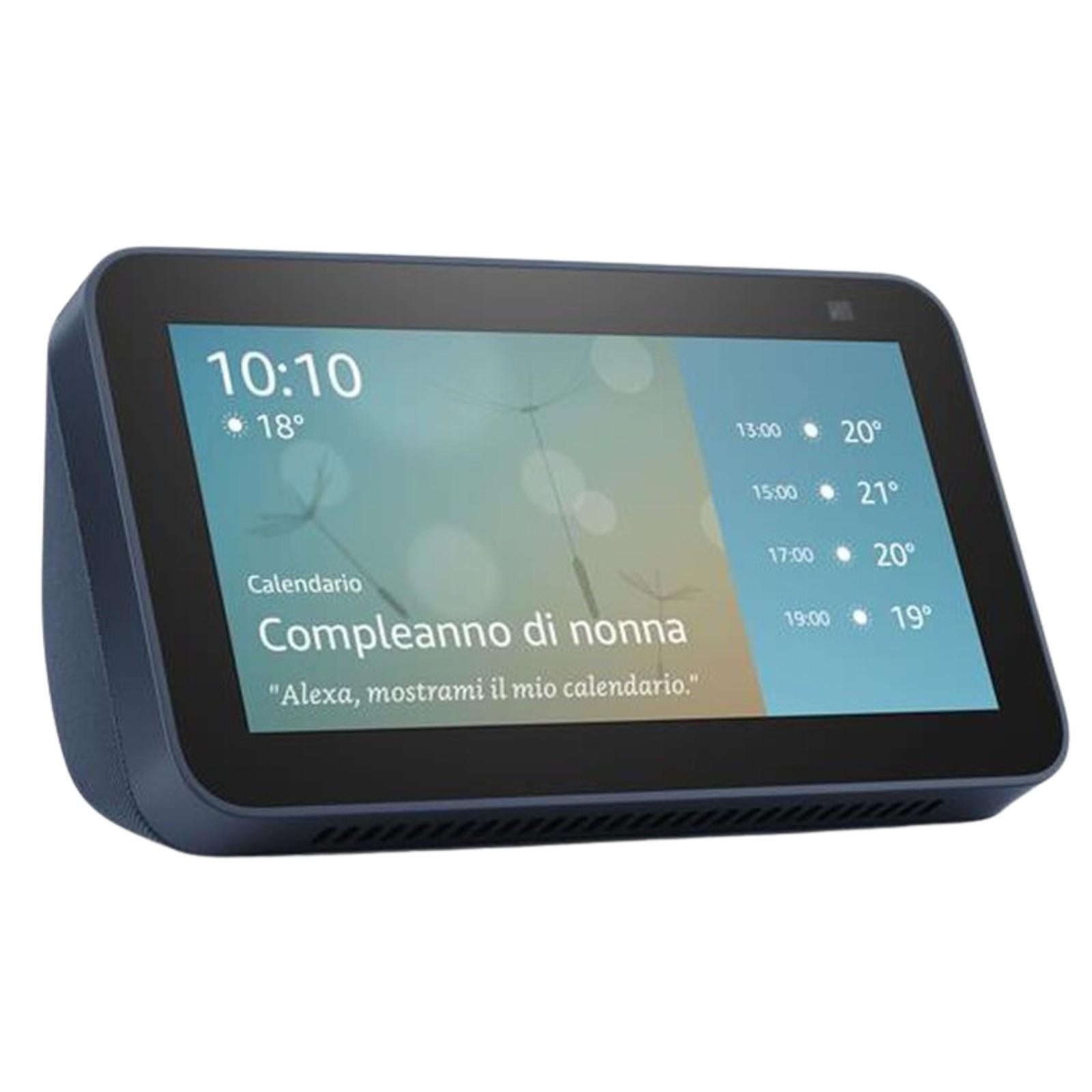 Amazon Echo Show 5 (2nd Gen) Smart Speaker with 5.5" screen, Crisp Sound and Alexa Blue (Like New Condition - Brand Warranty)