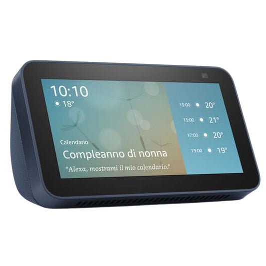 Amazon Echo Show 5 (2nd Gen) Smart Speaker with 5.5" screen, Crisp Sound and Alexa Blue (Like New Condition - Brand Warranty)