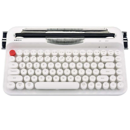 Xech Typewriter Wireless Keyboard | Retro Vintage Design with Round Keycaps (Unboxed - Brand Warranty)