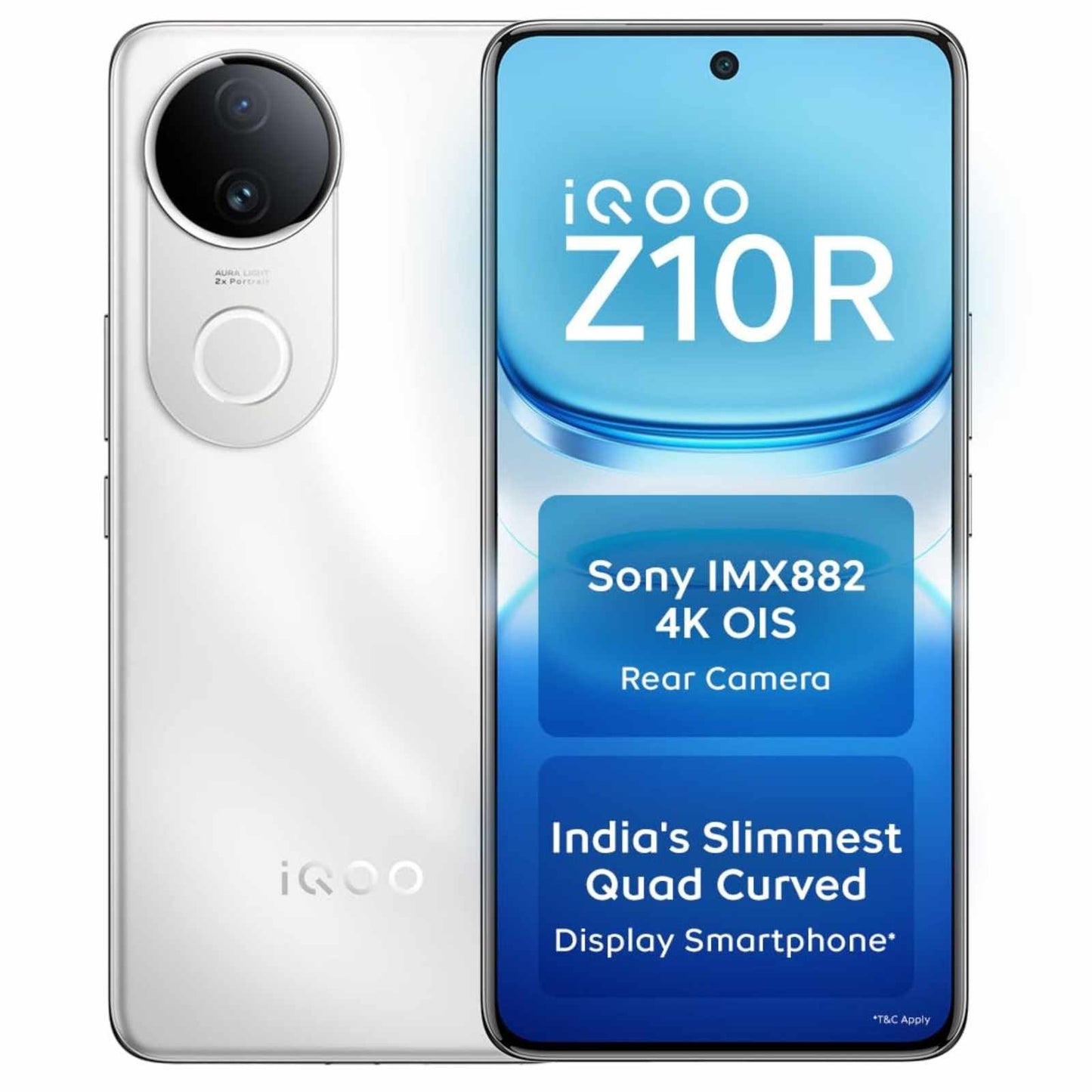 Vivo IQOO Z10R 5G 128GB 8GB RAM Moonstone (Unboxed  - Brand Warranty)