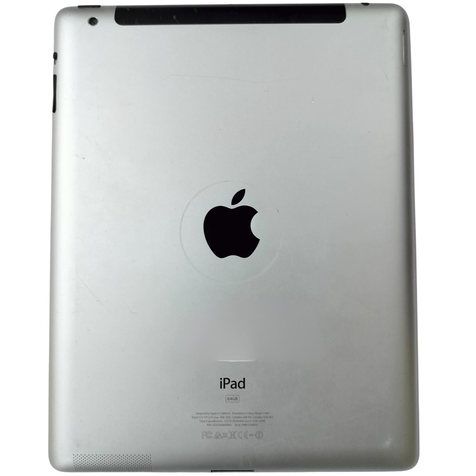 Back View Of Used Apple iPad 2 (A1396) 9.7" Wi Fi + 3G