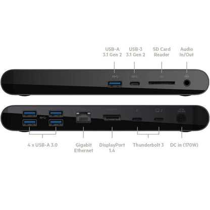 Belkin Thunderbolt 3 Dock Pro for Macbook and Windows (Good Condition)