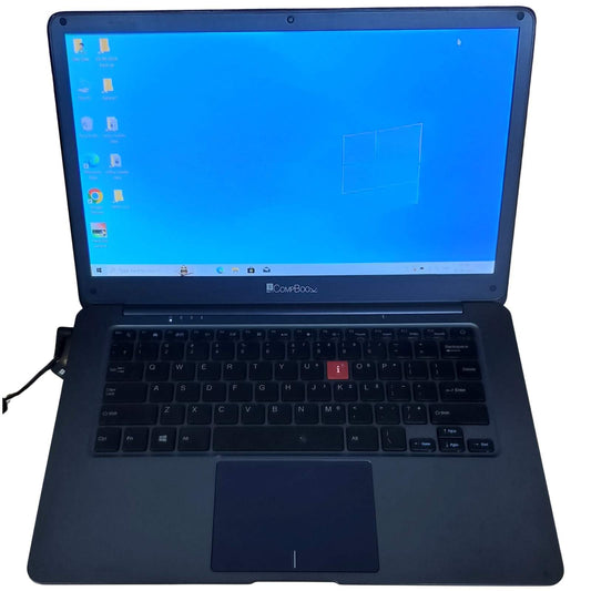Used iBall Compbook M500 14" Intel Celeron CPU 120GB SSD + 32GB SSD 4GB RAM Pink Laptop