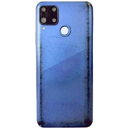 Back View Of Used Realme C15 Qualcomm Edation 