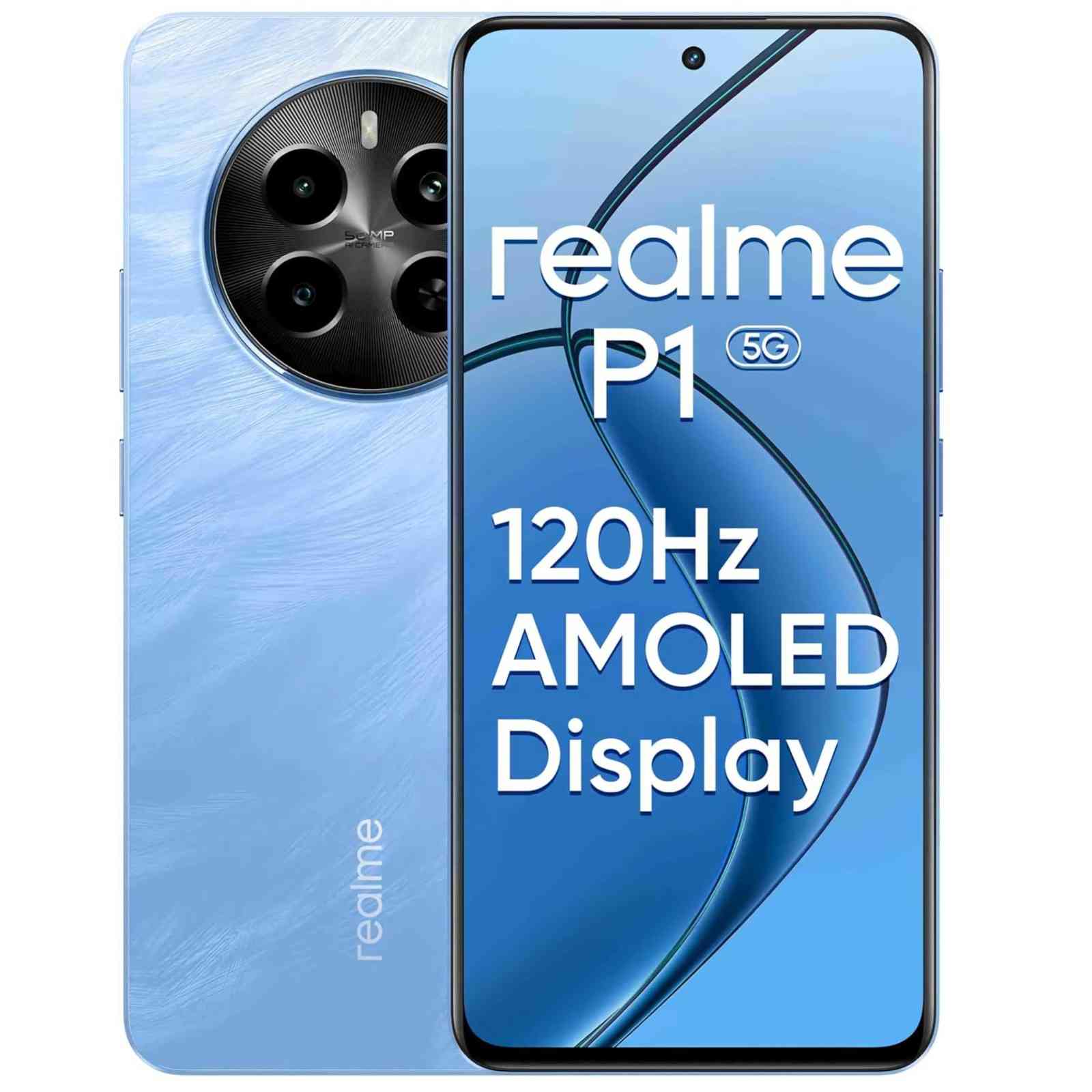Realme P1 5G 128GB 6GB RAM Feather Blue (Like New Condition - Brand warranty)