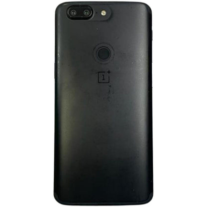 Back View Of OnePlus 5T 128GB 8GB RAM Black (Good Condition)
