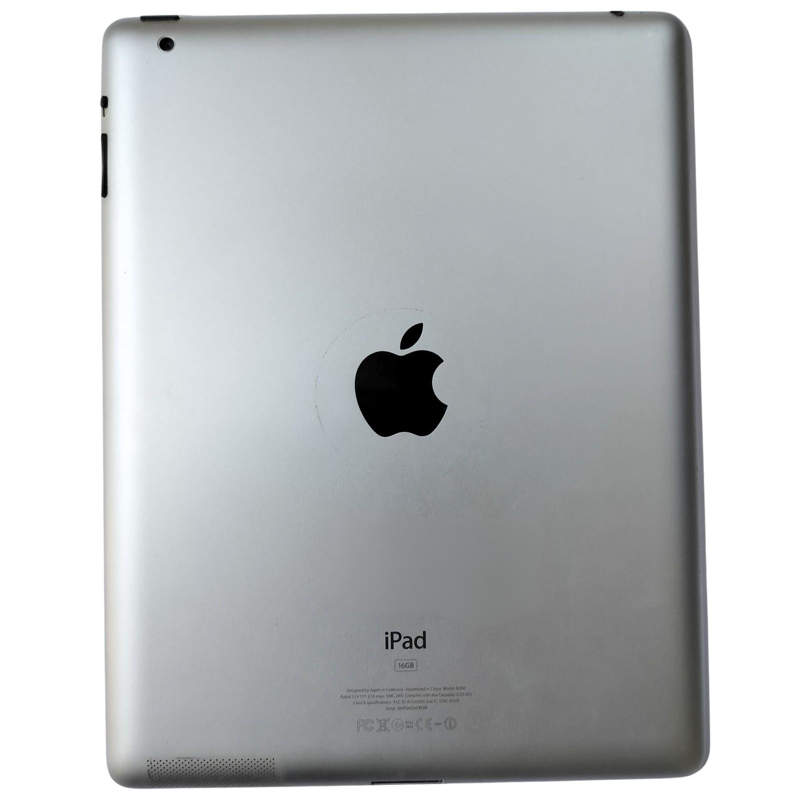 Back View Of Used Apple iPad 2 (A1395) 9.7" Wi Fi 16GB