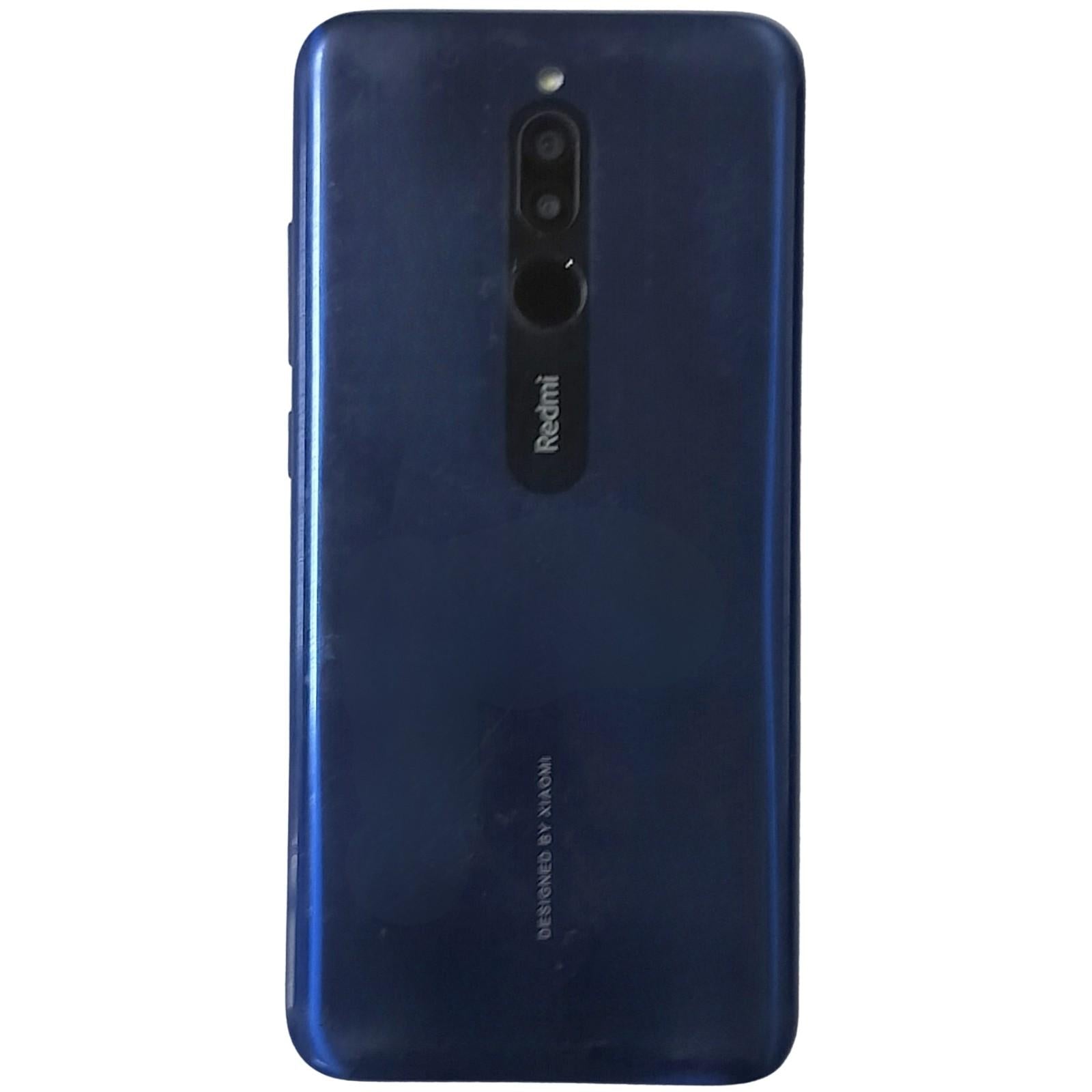 Back View Of Used Xiaomi Redmi 8 64GB 4GB RAM Blue