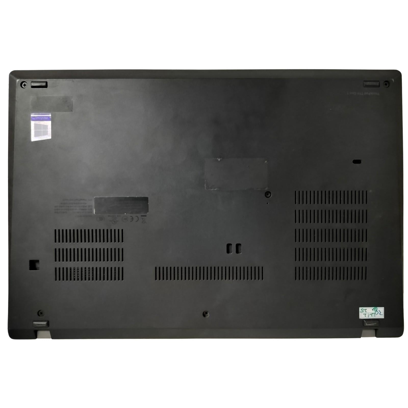 Back Panel Of Lenovo ThinkPad T14 14" Laptop