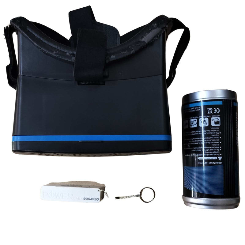 Used Combo of  Dell 2400MAH Power Bank +  ZEBRONICS ZEB-VR And Ducasso Car Inventer