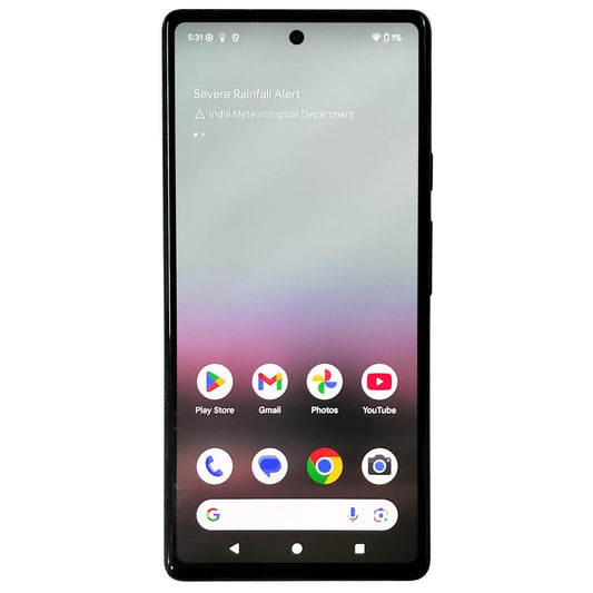 Used Google Pixel 6A 128GB 6GB RAM 5G Chalk
