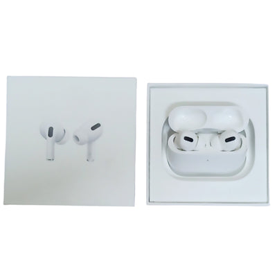 Used Apple Airpods Pro 1 MagSafe Charging Case Active Noise Cancellation Bluetooth Headset White - Alternate View
