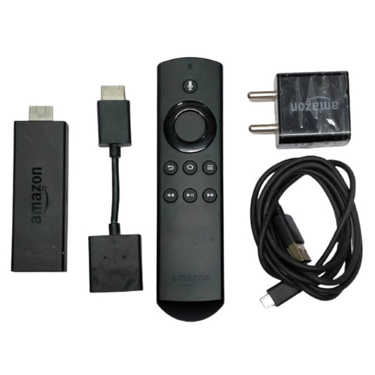 Buy Amazon Fire TV stick 2nd Gen streaming device with Alexa Voice Remote Black (Good condition)