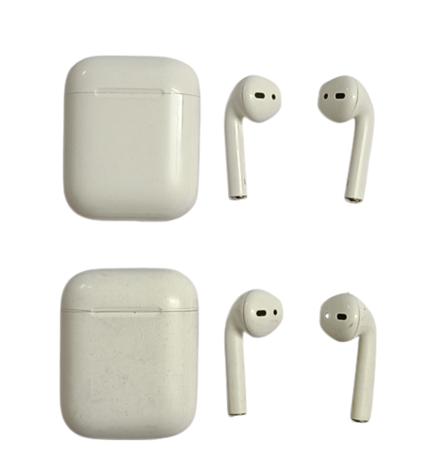 Buy Combo of Used Apple Airpods 1st Gen White Functional issue