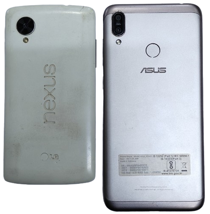 Buy Combo of Used LG Google Nexus 5 and Asus Zenfone Max M2 Mobiles