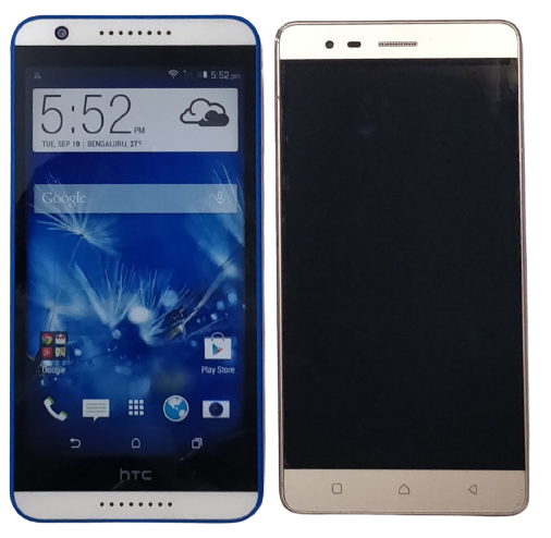 Buy Combo of Used HTC Desire 820G Plus Dual And Lenovo Vibe K5 Note Mobiles