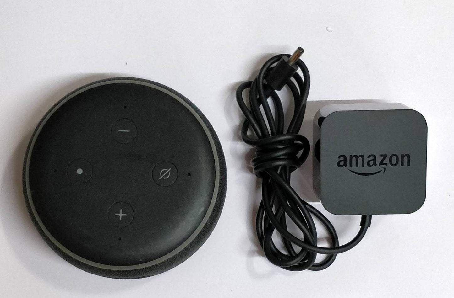 Amazon Echo Dot (3rd Gen) Smart Speaker with Alexa Charcoal (Good Condition)
