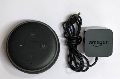 Amazon Echo Dot (3rd Gen) Smart Speaker with Alexa Charcoal (Good Condition)