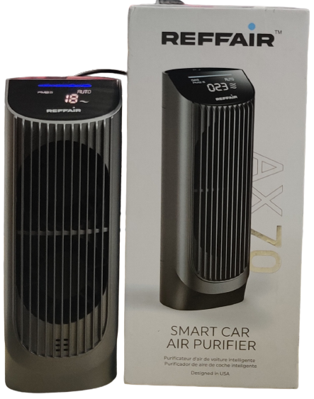 Buy Reffair AX70 Smart Car Air Purifier with Advanced H13 HEPA Filter / LED Display / Portable Car Air Purifier Black (Good condition)