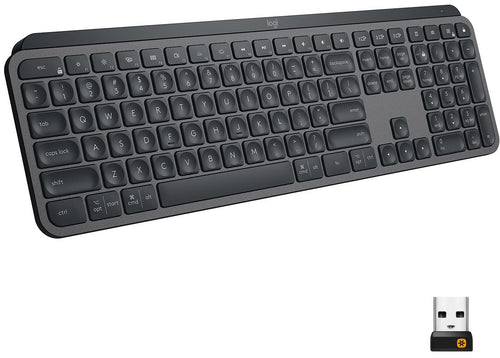 Logitech Mx Keys Advanced Backlit Wireless Keyboard Bluetooth