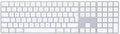 Apple Magic Keyboard with Numeric Keypad (A1843) White (Good condition)