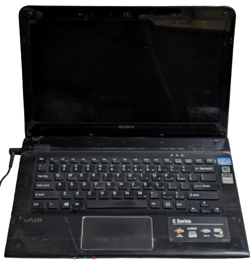 Buy Used Sony VAIO (SVE141J11W) 14" Intel Core i3 Processor 500GB HDD 4GB RAM Black Laptop