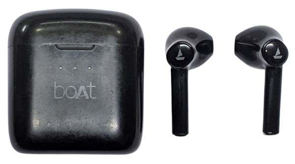 Buy boAt Airdopes 131 with upto 60 Hours and ASAP Charge Bluetooth Headset Black (Good condition)