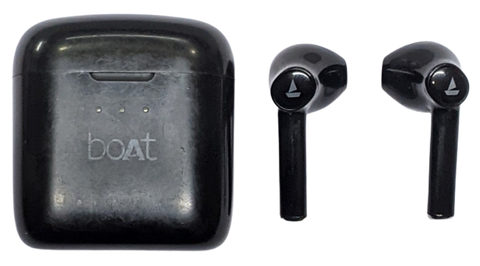 Buy boAt Airdopes 131 with upto 60 Hours and ASAP Charge Bluetooth Headset Black (Good condition)