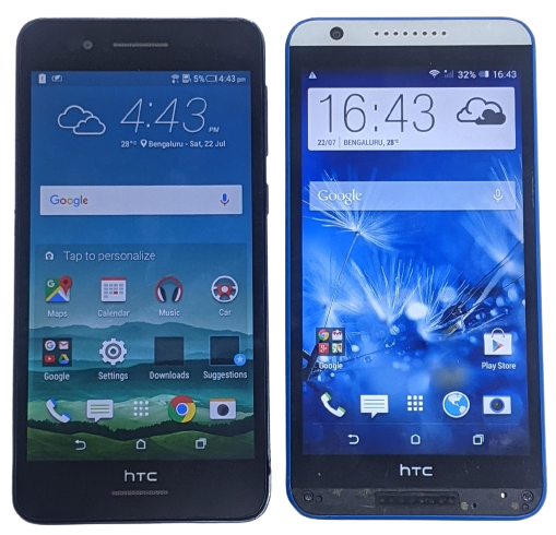 Buy Combo of Used HTC Desire 728 And HTC Desire 820G Plus Mobiles