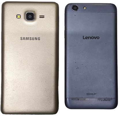 Buy Combo of Used Samsung Galaxy On7 Pro and Lenovo Vibe K5 Plus Mobiles